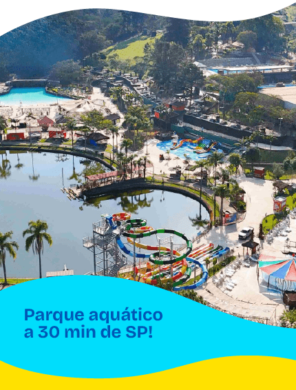 Parque aquático a 30 minutos de São Paulo!